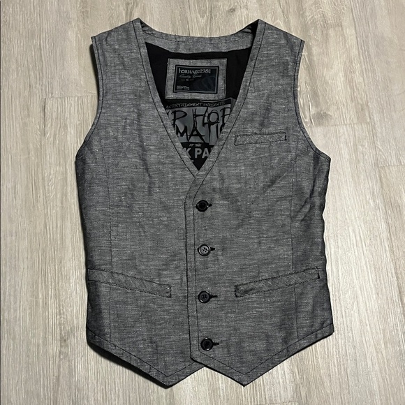 Heritage 1981 Charcoal Gray Men's Vest - Picture 1 of 2